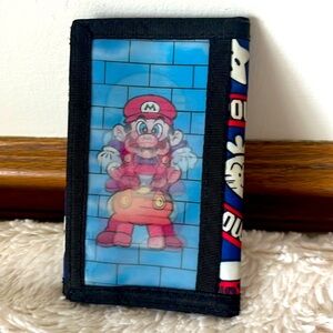 Super Mario Brothers Vintage Holographic TriFold Wallet
